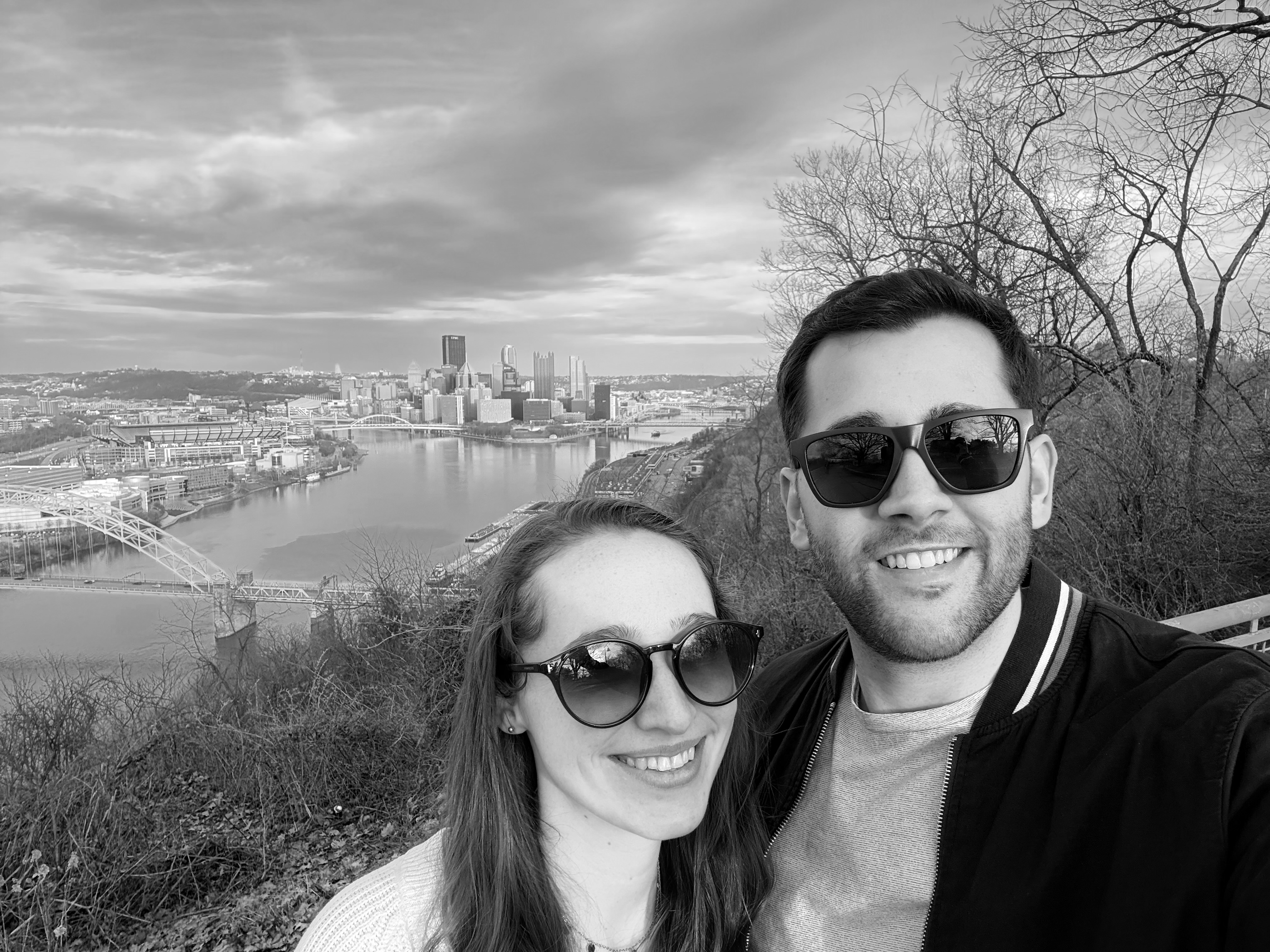 Wedding photo of the couple