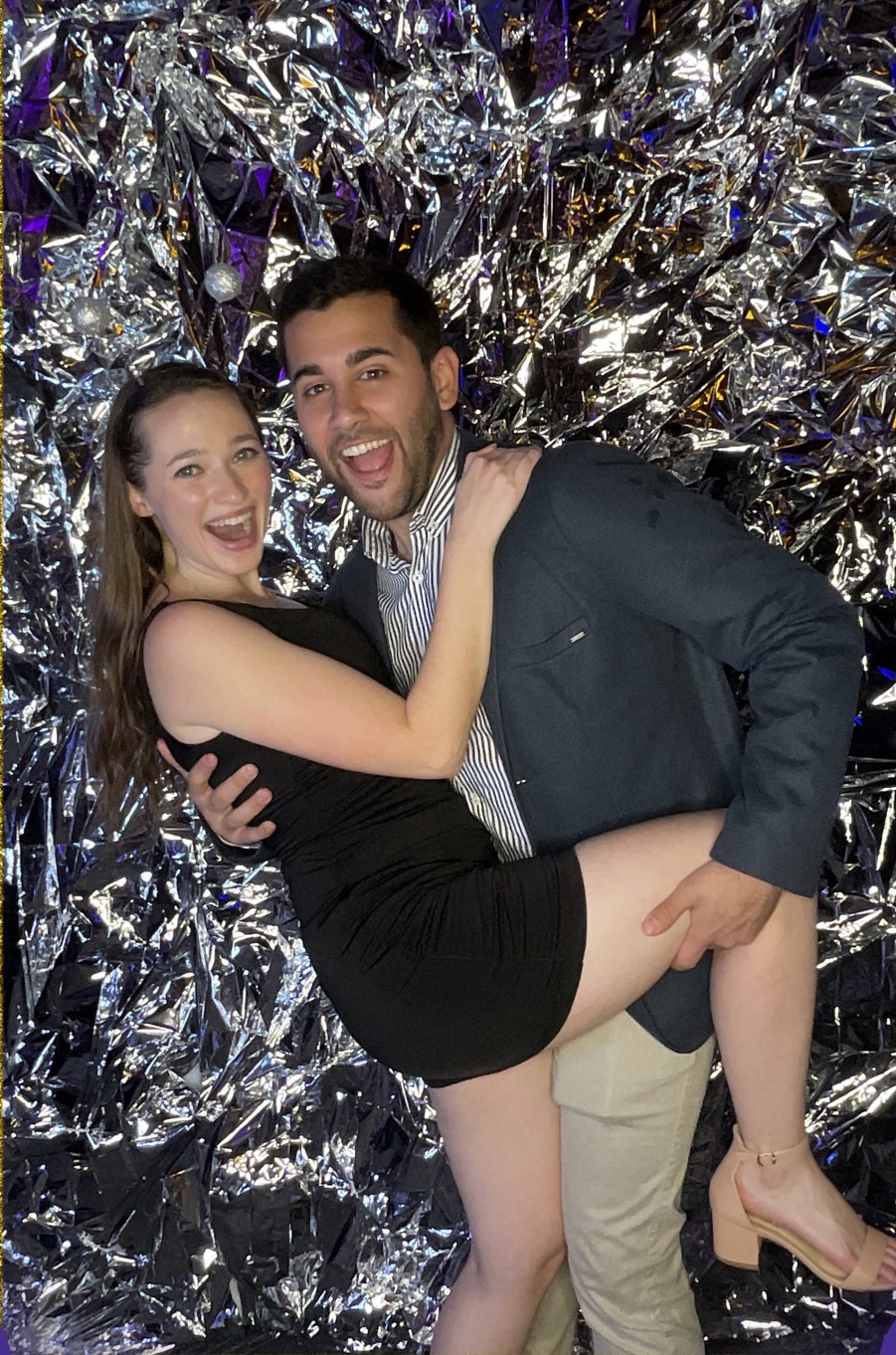 Katelyn and Alvaro at a CMU semi-formal