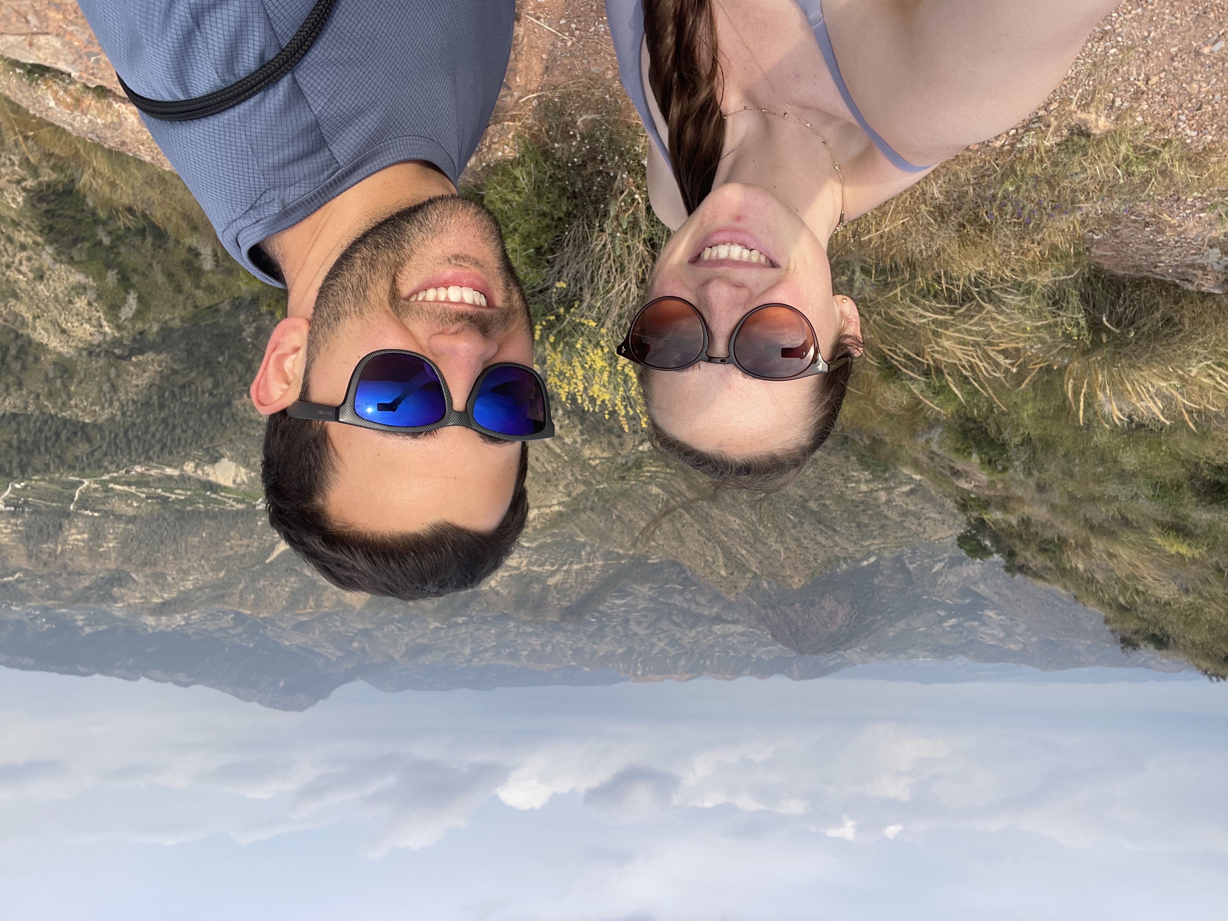 Katelyn and Alvaro on another hike in Murcia, Spain