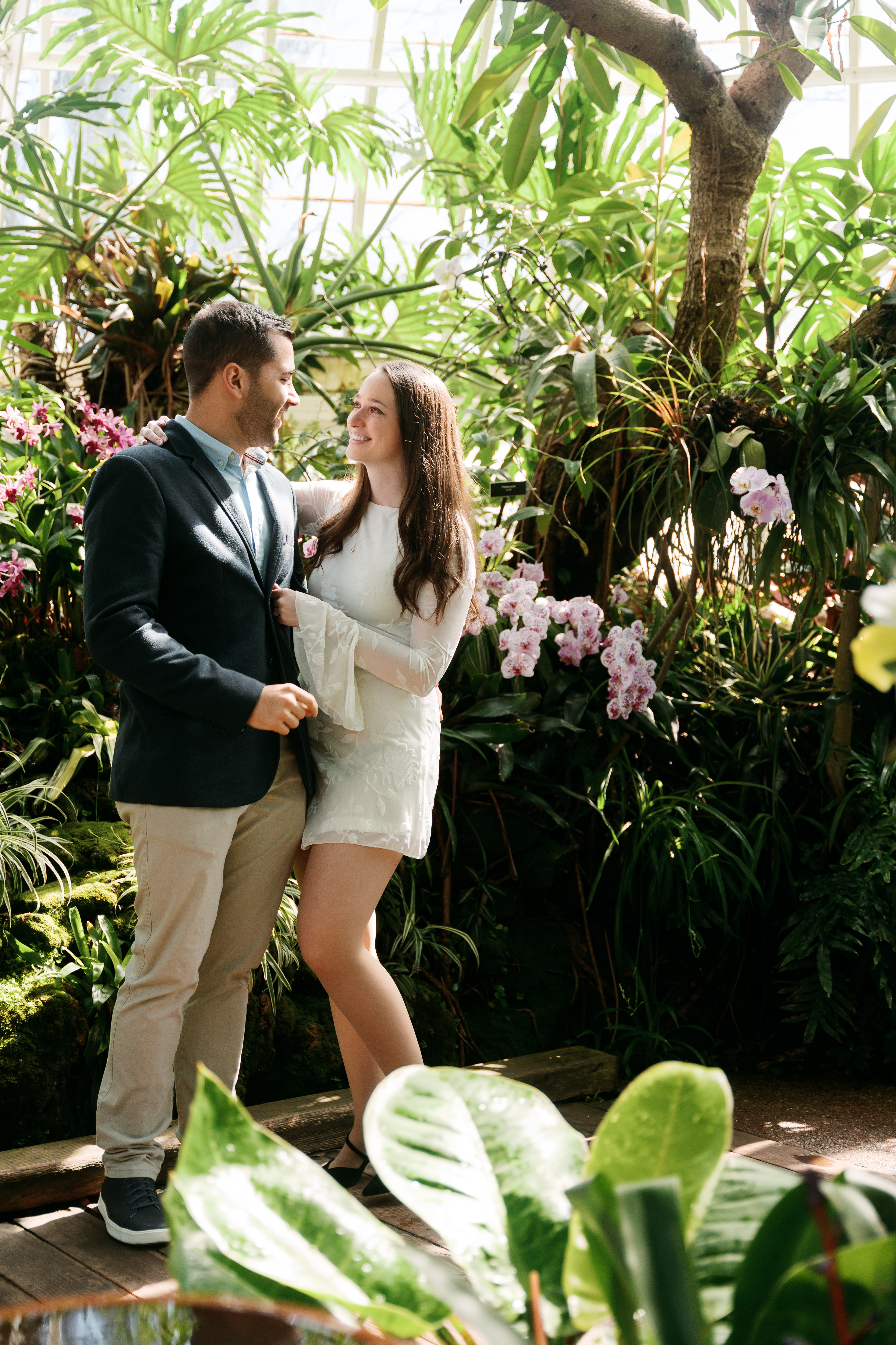 Katelyn and Alvaro engagement session at Phipps, photo 54